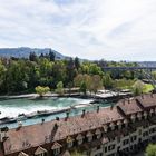 Aare, Aareschwelle und Kirchenfeldbrücke... 