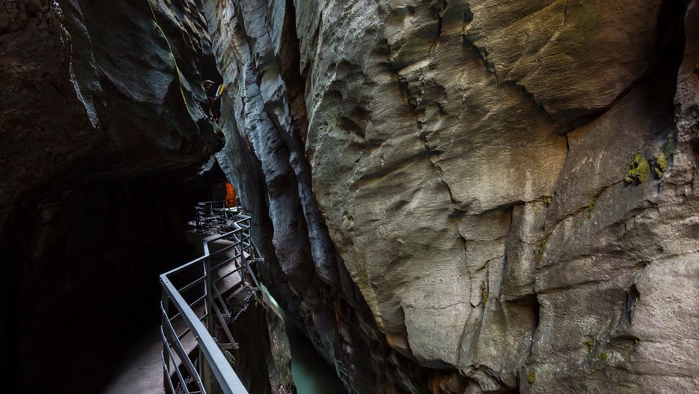 AARE-SCHLUCHT bei Meiringen (Berner Oberland) - 3