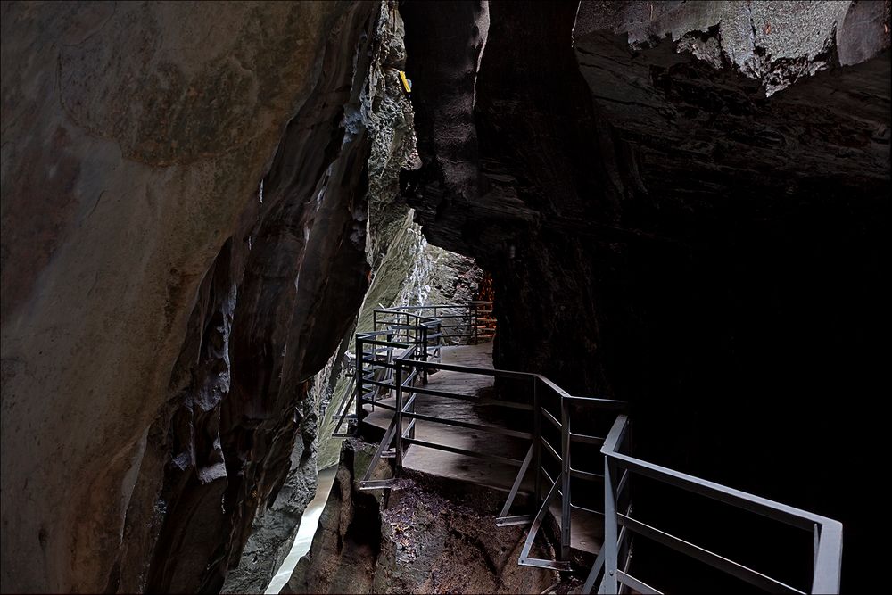 AARE-SCHLUCHT bei Meiringen (Berner Oberland) - 6