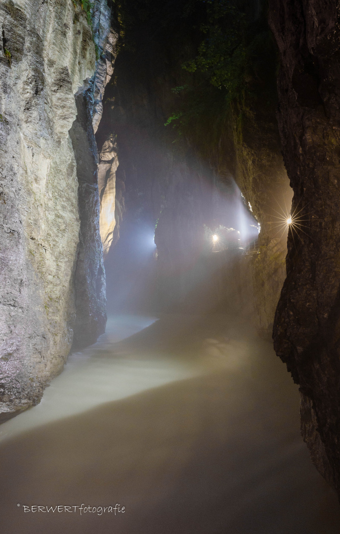 Aareschlucht am Abend