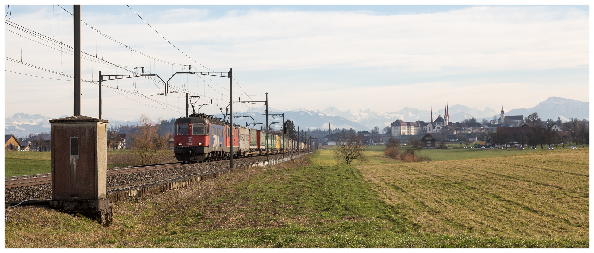 Aargauische Südbahn 6. Februar 2016 - (8 - Alternativ geschnitten)