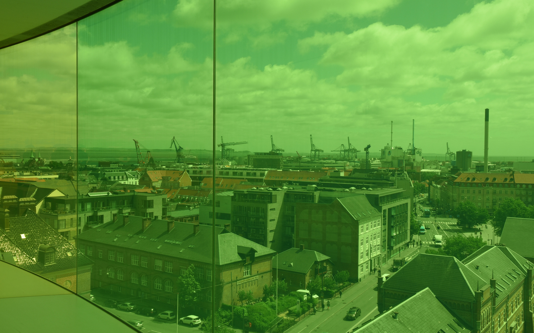 Aarhus - Blick aus dem Regenbogen