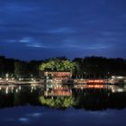 Aaseeterrassen Münster bei Nacht