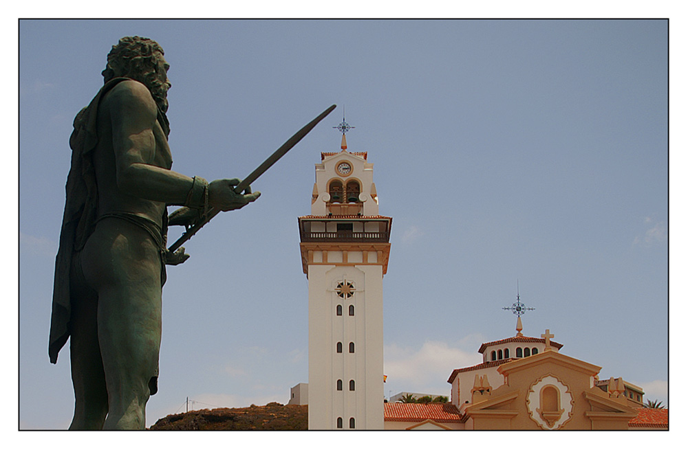 Añaterve, Mencey von Guimar und die  "Basilika de Nuestra Senora de la Candelaria"