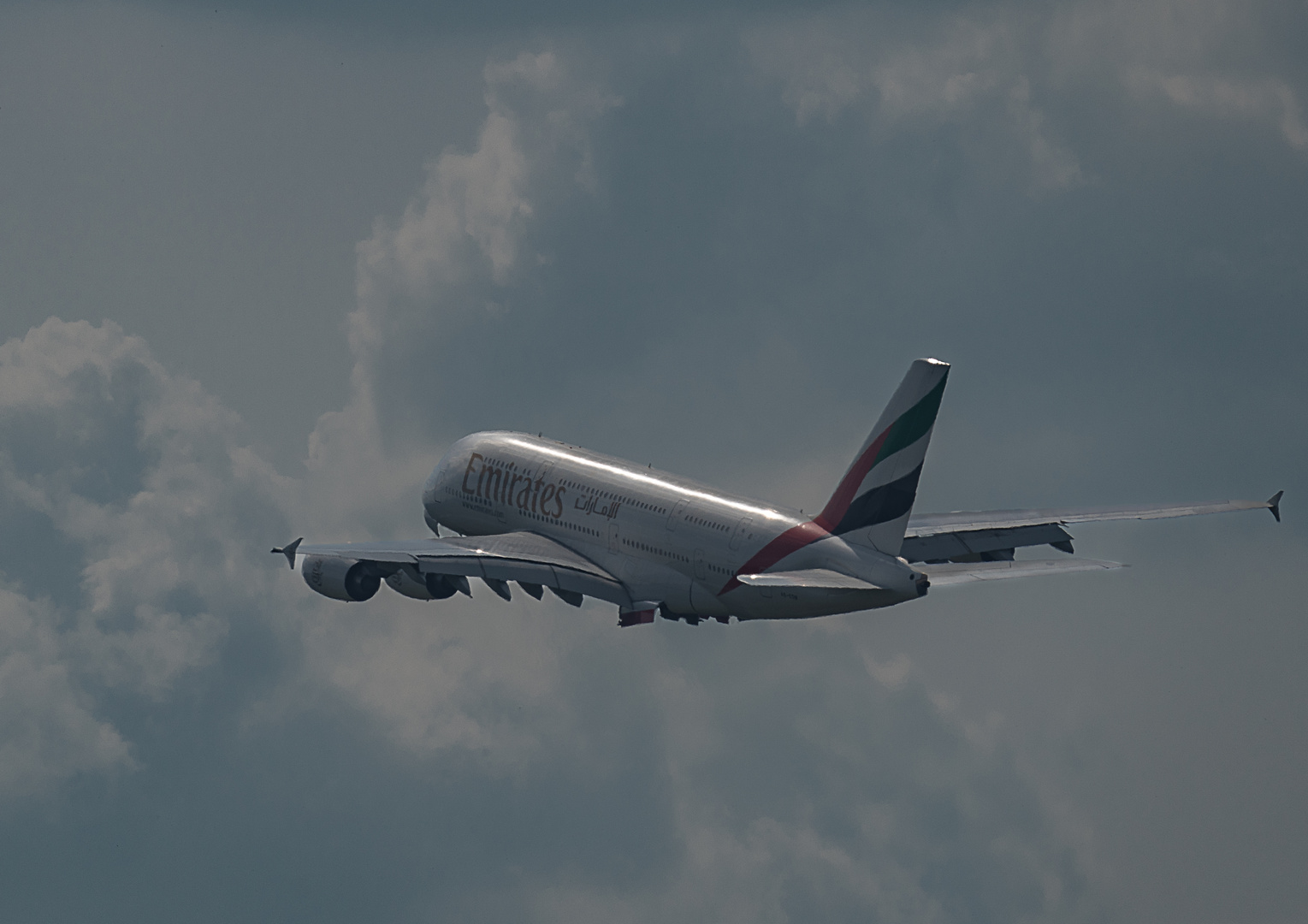 Ab in den Himmel in Richtung Dubai