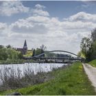 Ab Lübeck immer am Kanal entlang.