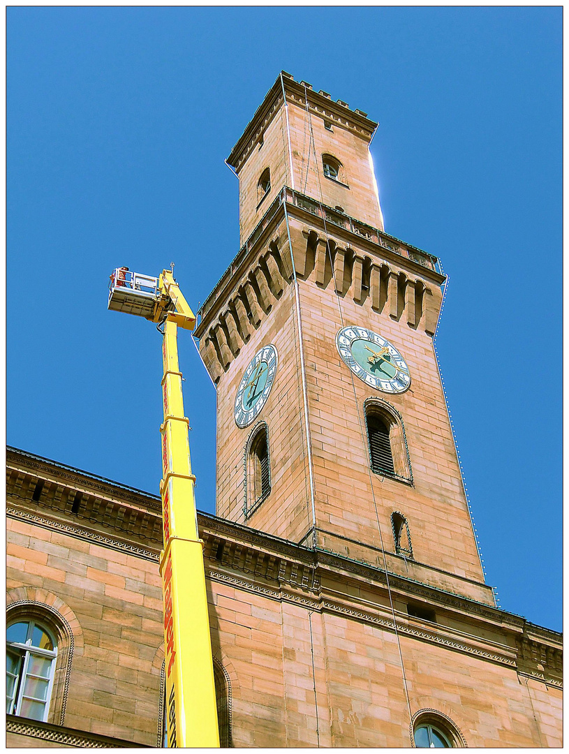 Ab und zu Äktsch'n am Fürther Rathaus