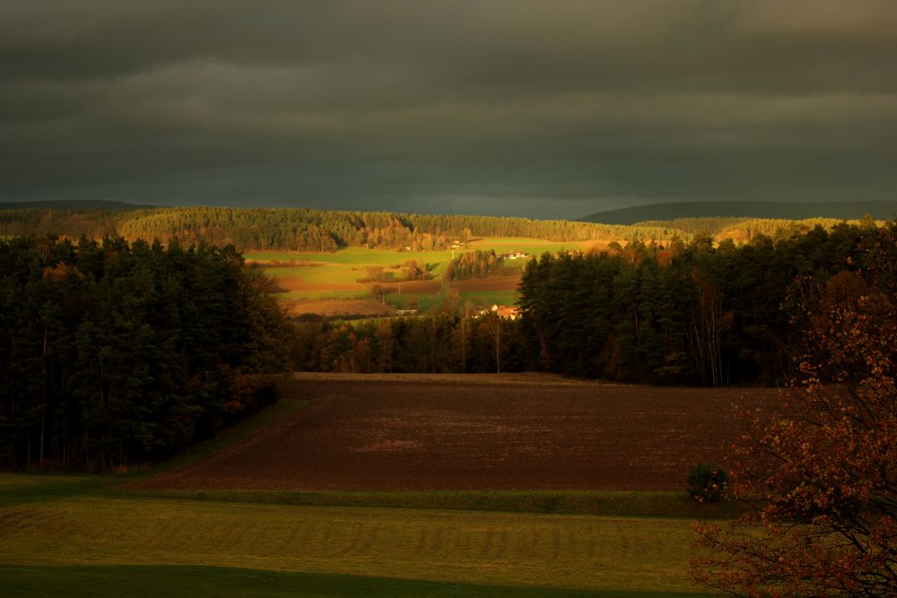 ...ab und zu schaut die Sonne mal durch die Wolkendecke