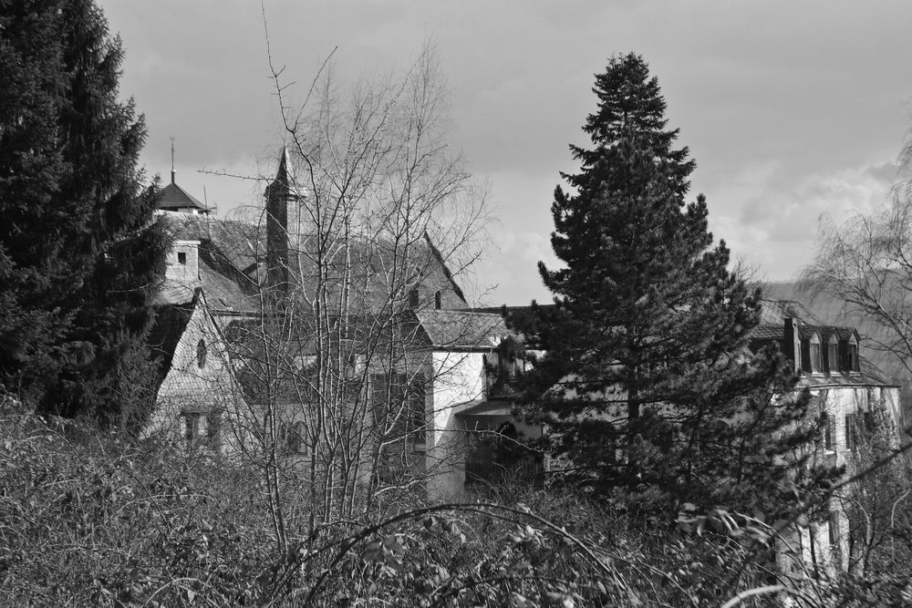 abandoned abbey #10 - exterior view