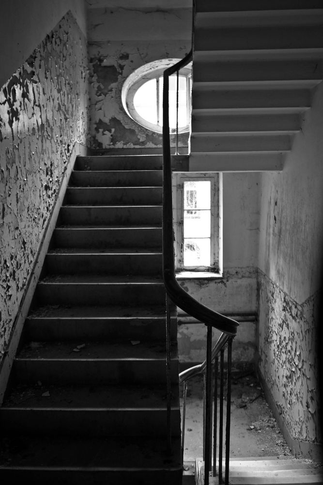 abandoned abbey #4 - stairway