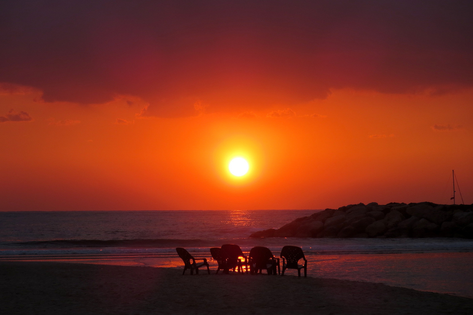 abandoned chairs