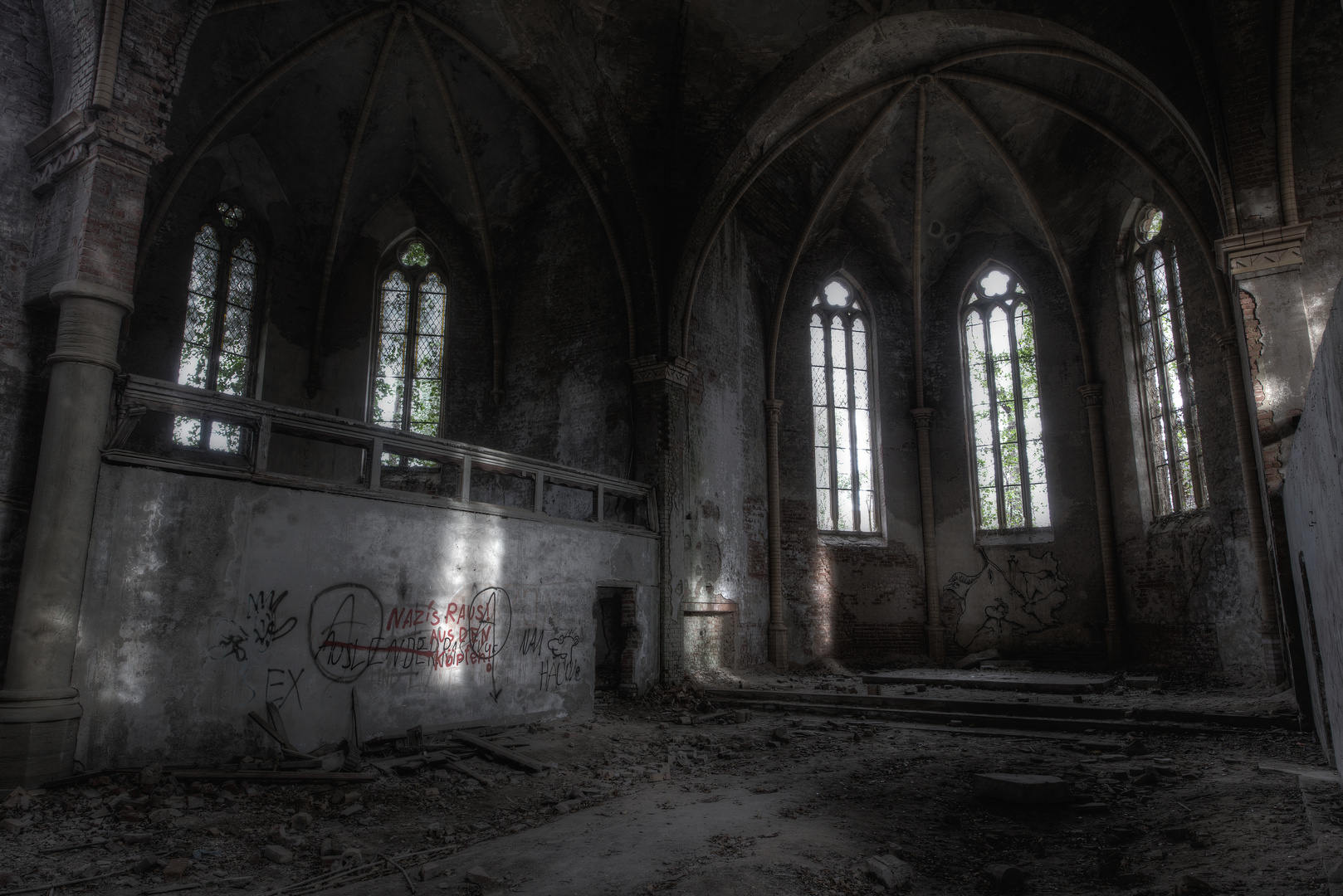 abandoned church....