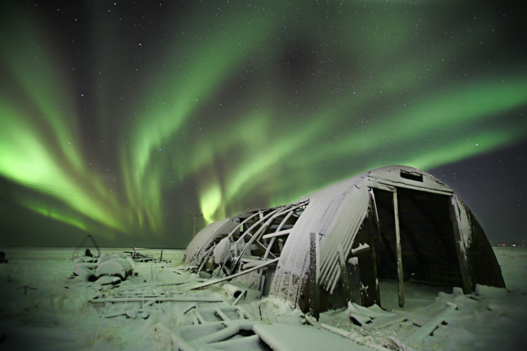 abandoned farm in Northern Lights