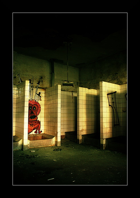 abandoned shower