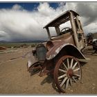 Abandoned truck parking lot