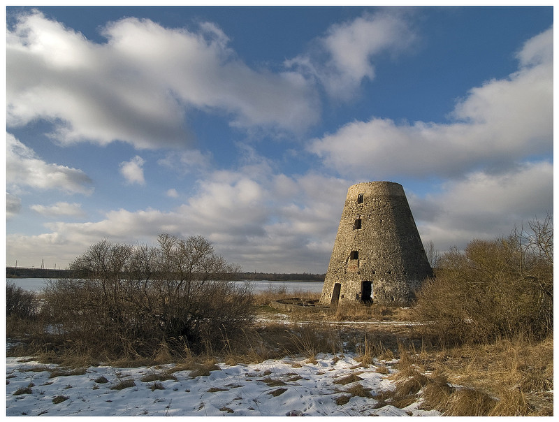 abandoned watermill in Jurmala