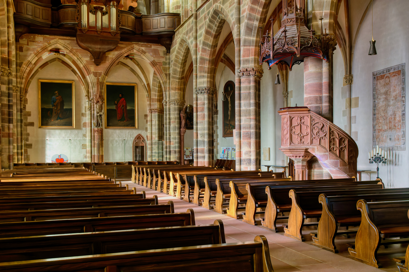 Abbatiale Saint Pierre et Paul - Wissembourg - Frankreich - Kanzel