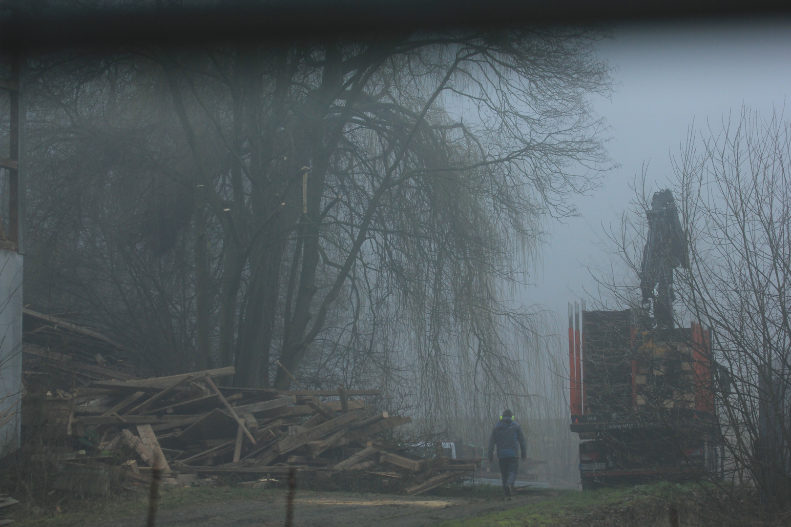 Abbau im Nebel