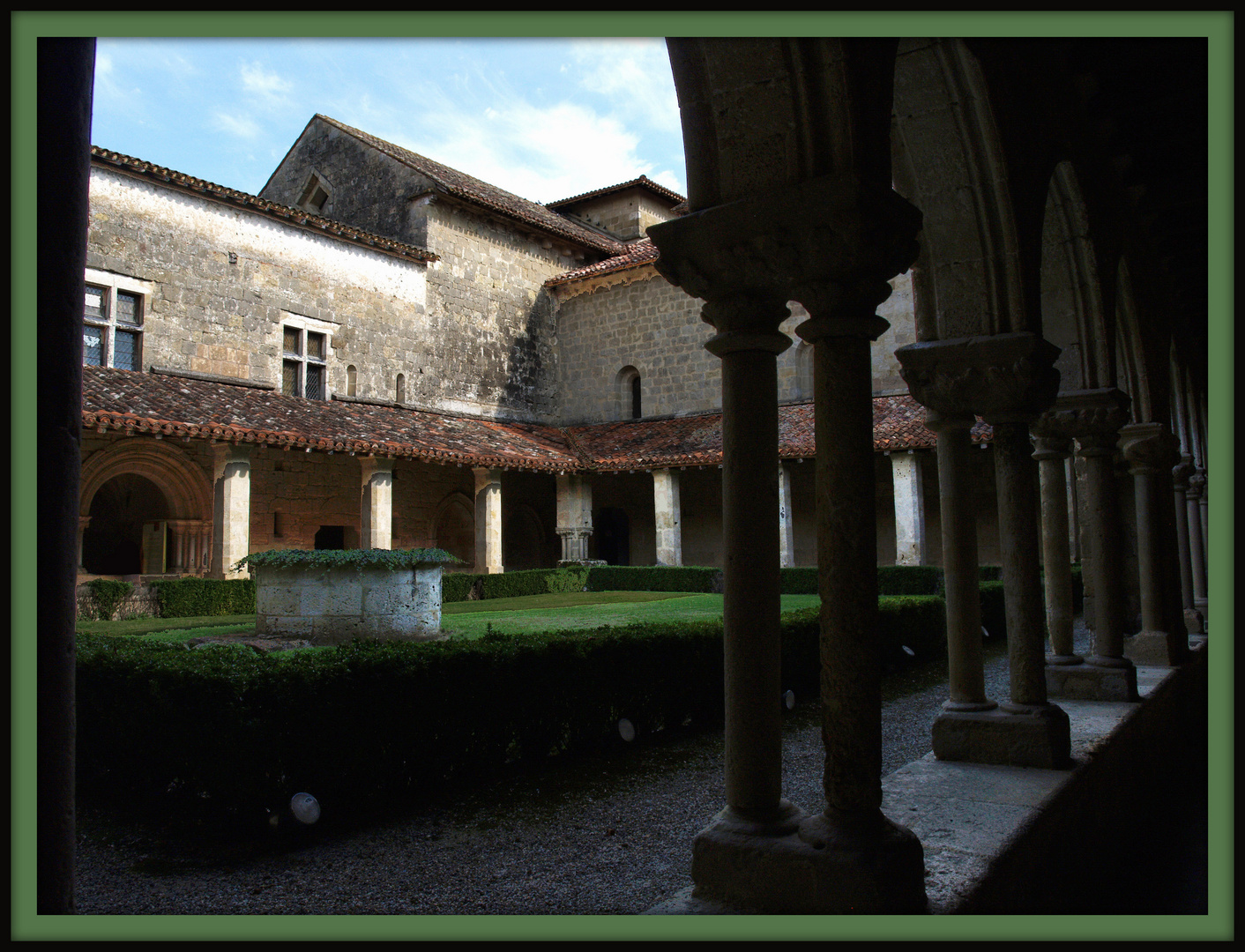 Abbaye de Flaran, cloître gothique du XIVème