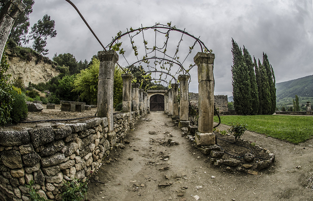 Abbaye De Saint Hilaire - im Garten