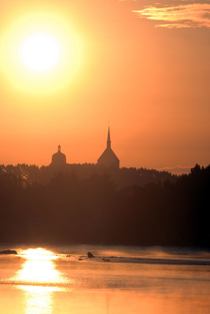 Abbaye de St Benoit sur Loire. St Benoit sur Loire church.