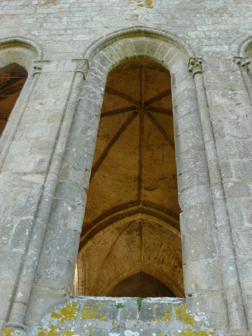 Abbaye des Fontenelles (Vendée) Vue de l'extérieur.
