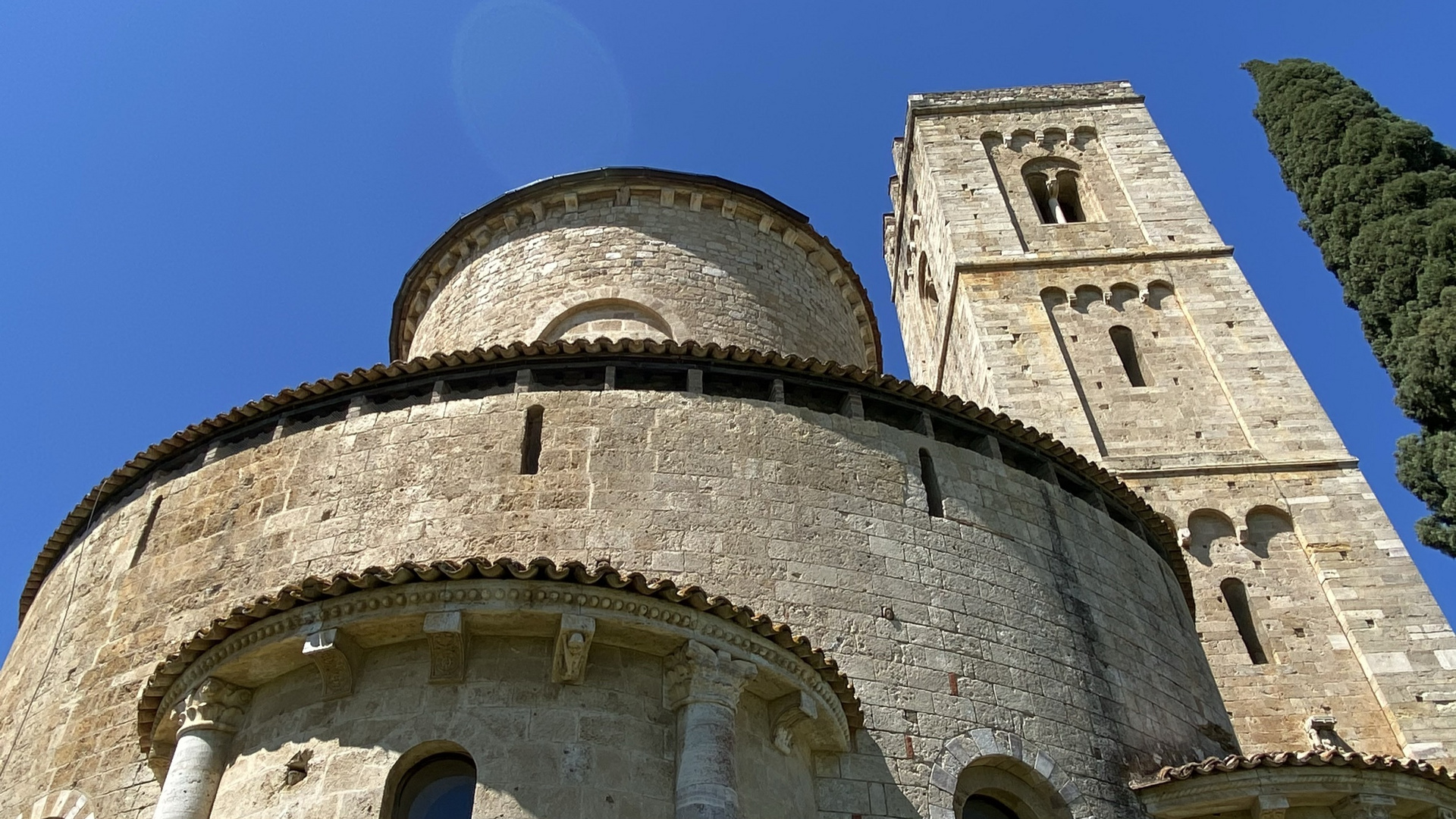 Abbazia di Sant'Antimo III - romanische Kirche