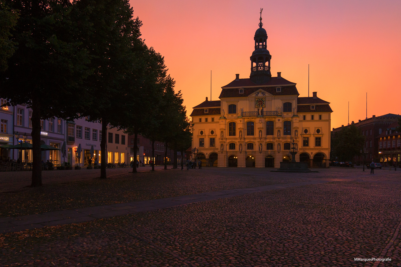 Abbendämmerung in Lüneburg