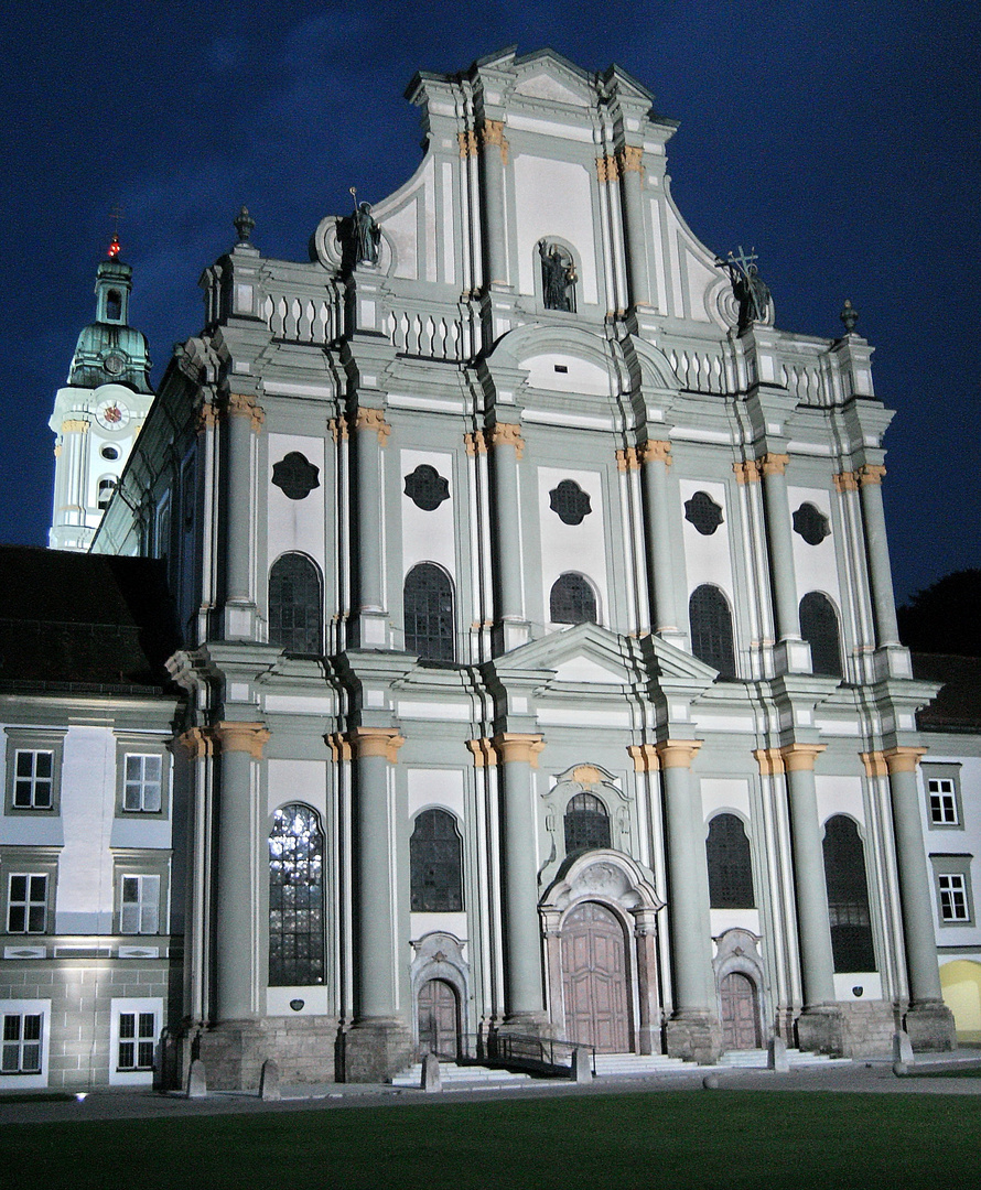 Abbey by night