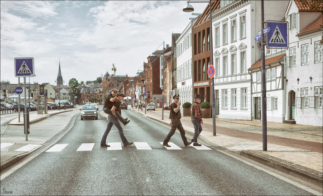 Abbey Road Flensborg / Oldschool Biker