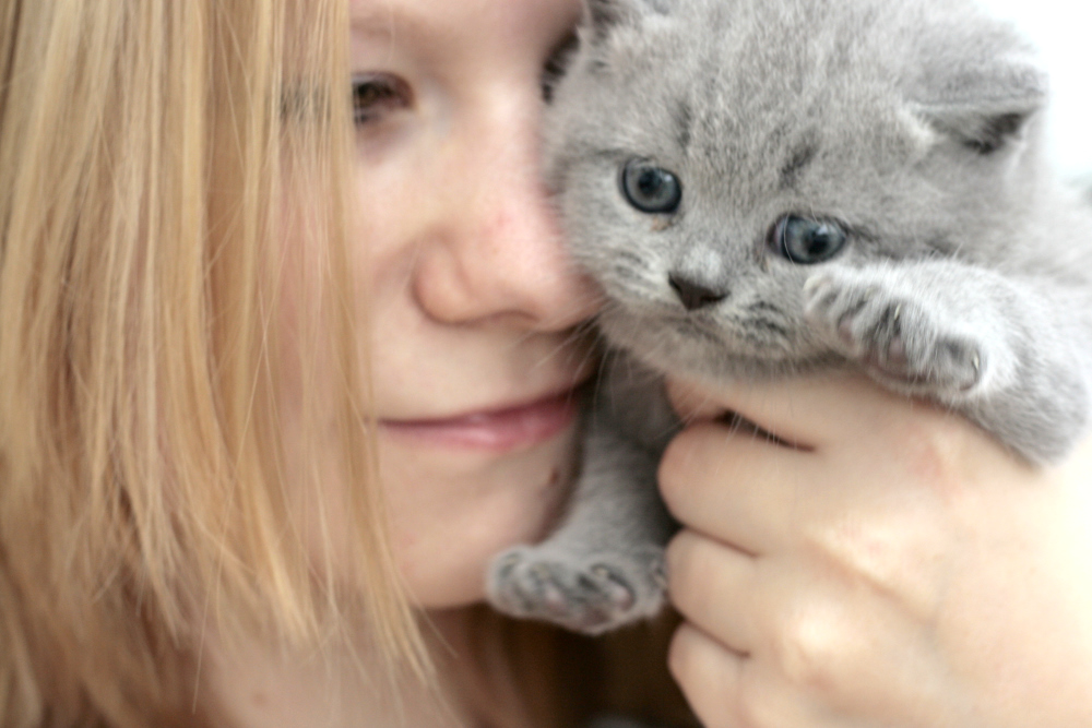 Abby und "Zweibeiner-Mama" .