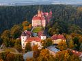 Schloss Fürstenstein im Herbst von Lukasz Malkiewicz