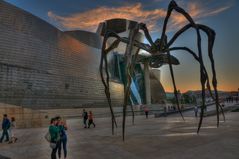 Abdendstimmung am Guggenheim Museum Bilbao