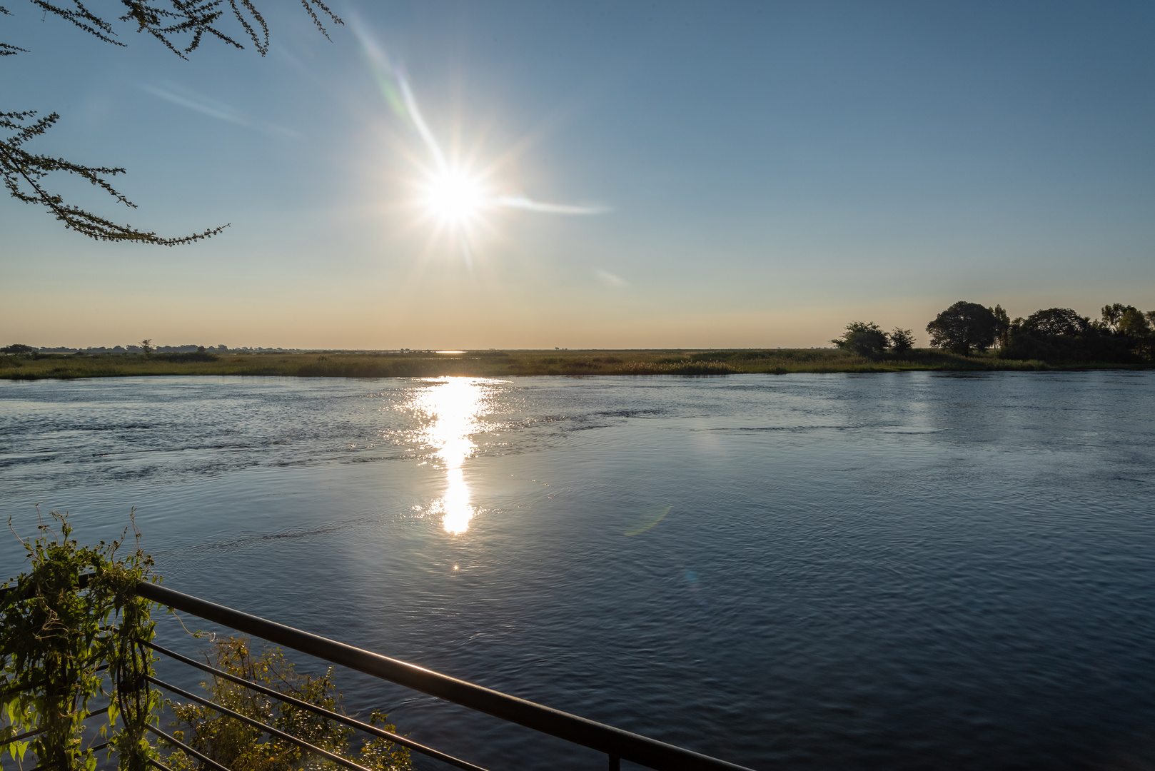 Abdendstimmung über dem Chobe River