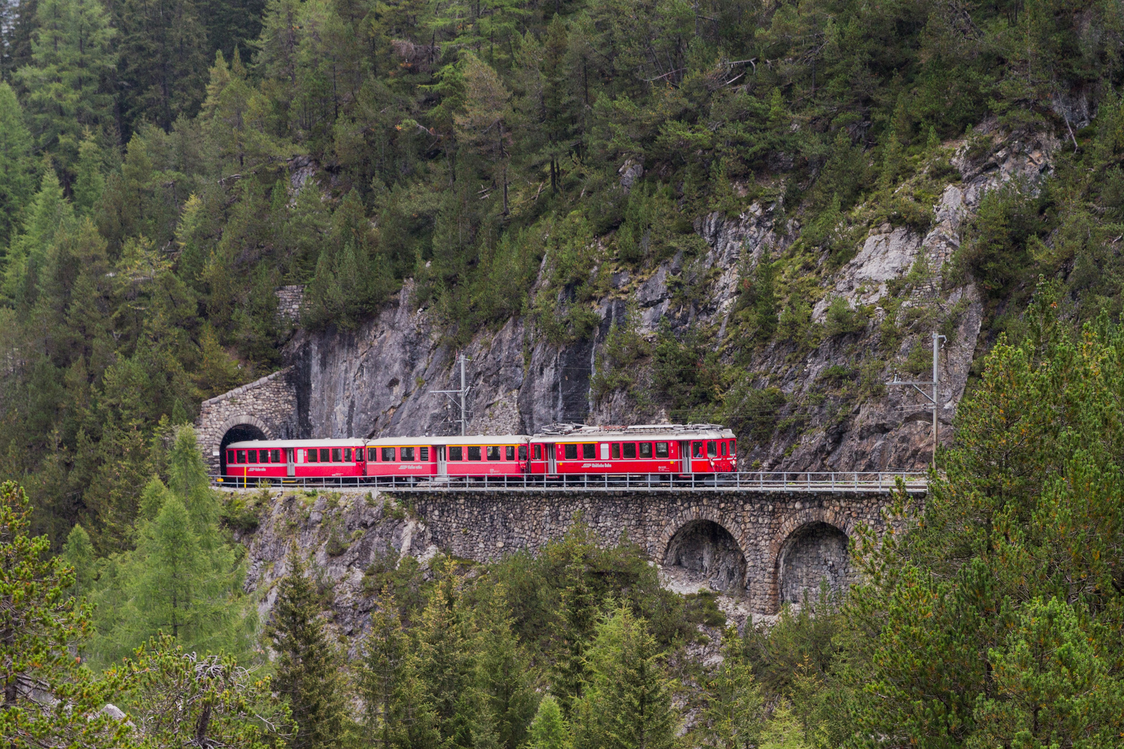 ABe 4/4 501 auf Heimfahrt