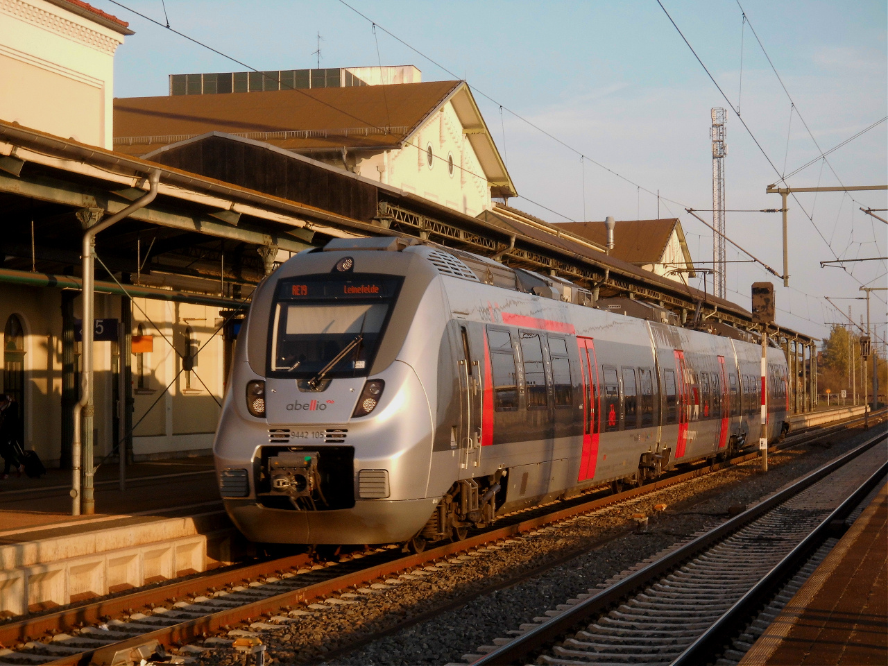 Abellio Hamster im Nordhäuser Abendlicht.