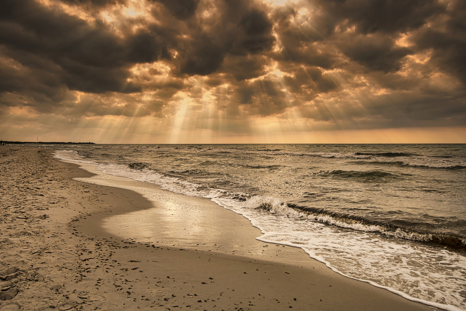 Abend am Ahrenshooper Strand