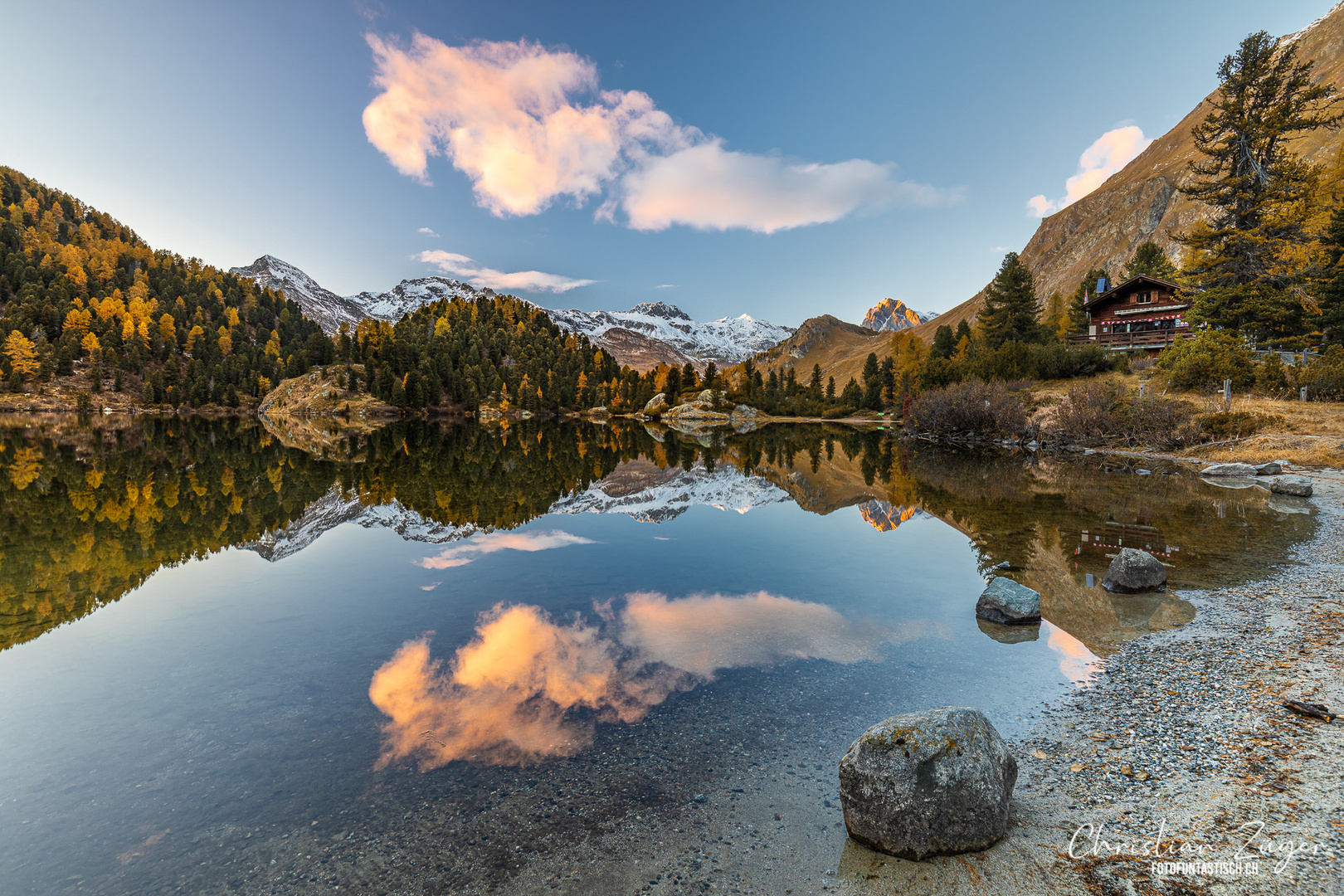 Abend  am Bergsee