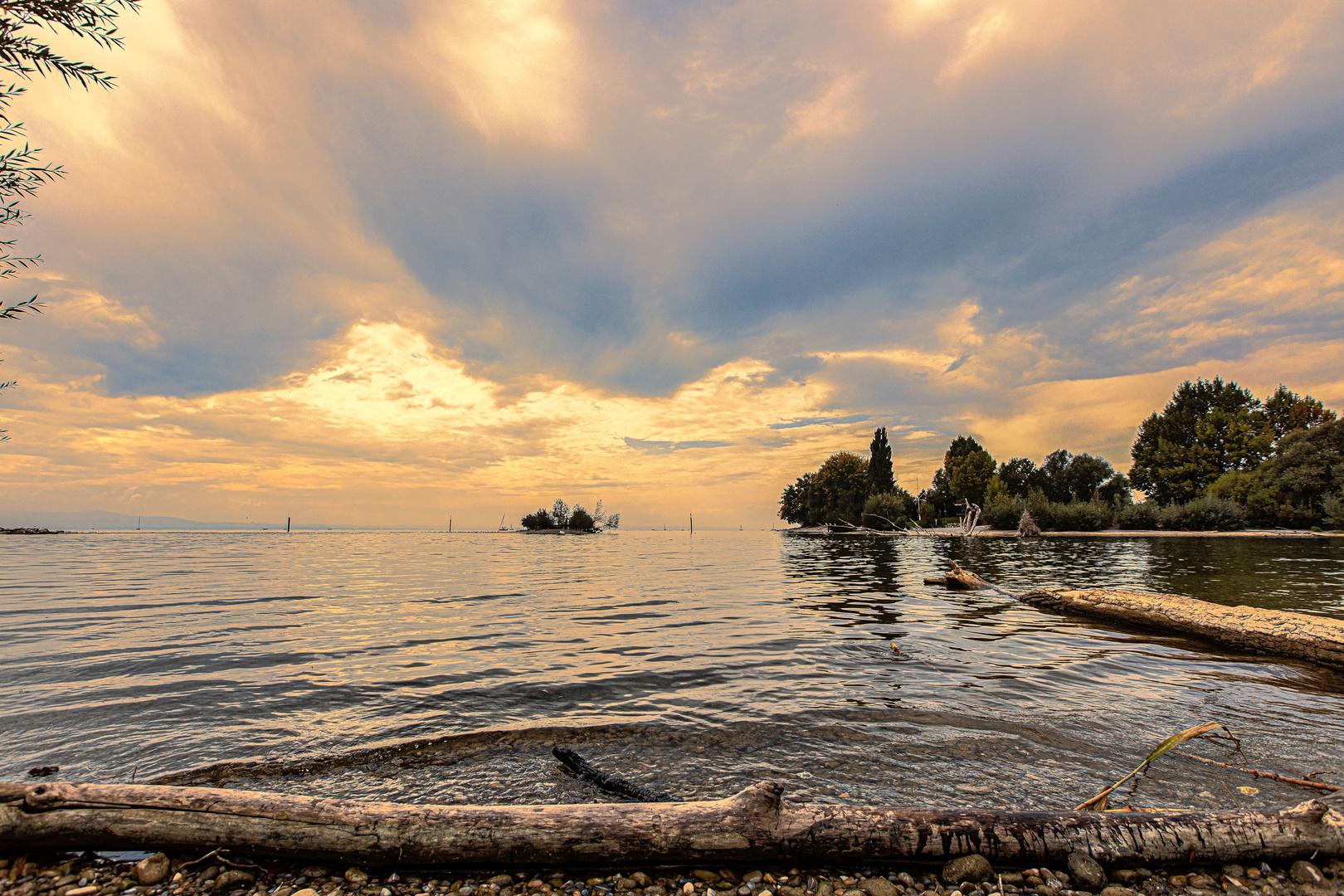 Abend am Bodensee