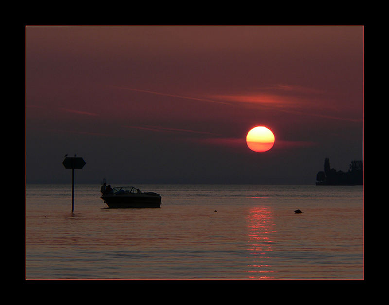 Abend am Bodensee