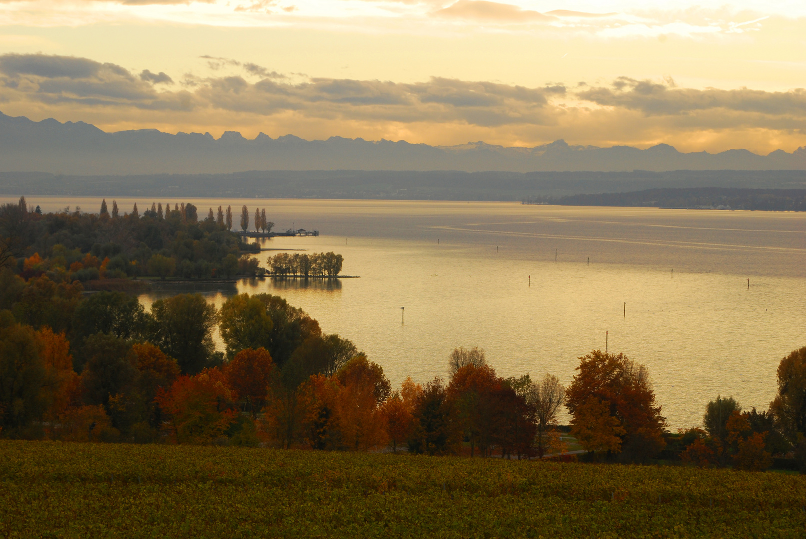 Abend am Bodensee