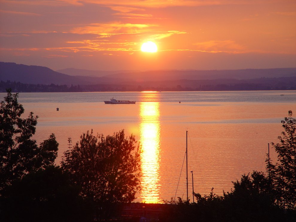 Abend am Bodensee bei Überlingen