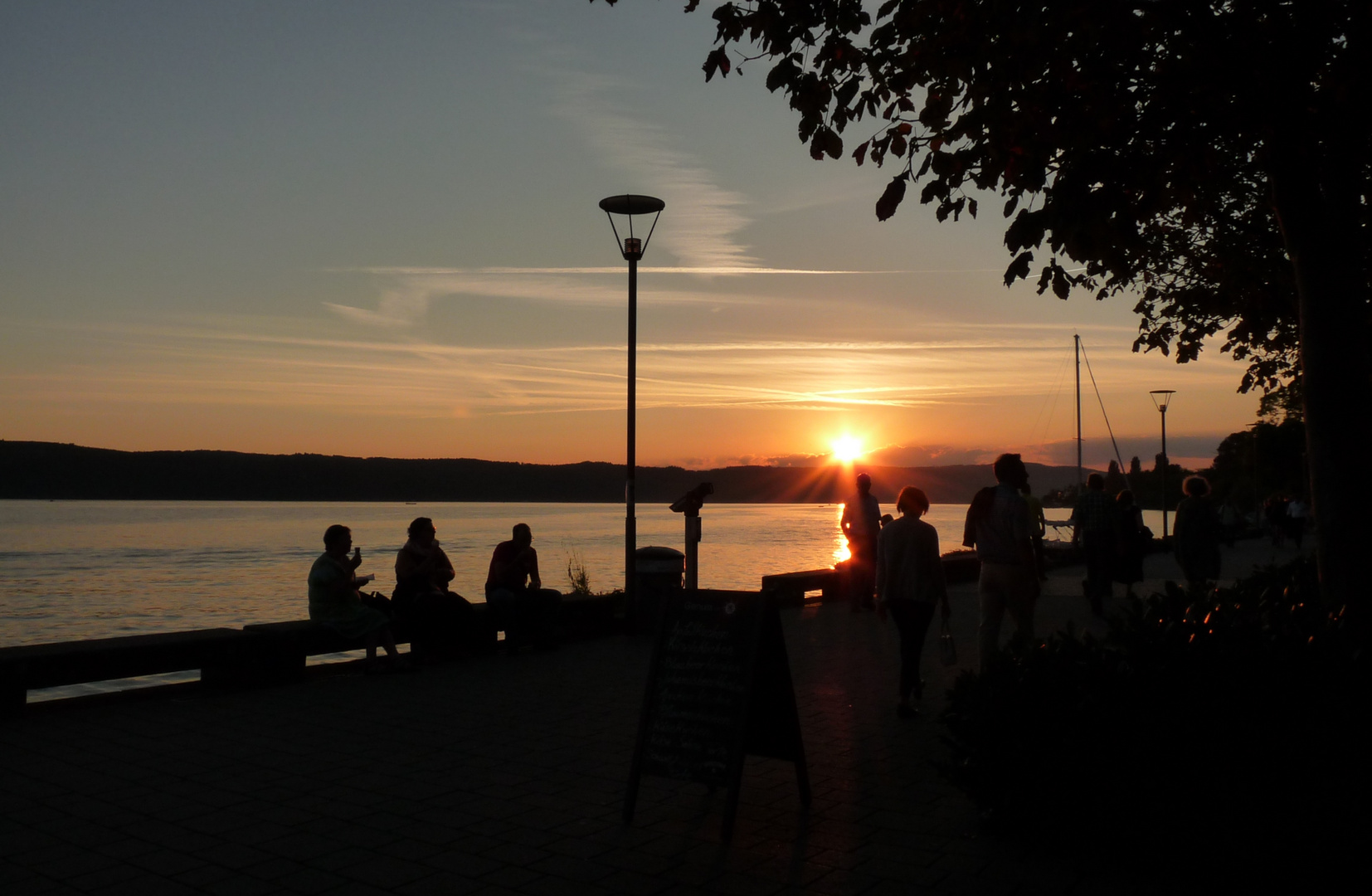 Abend am Bodensee