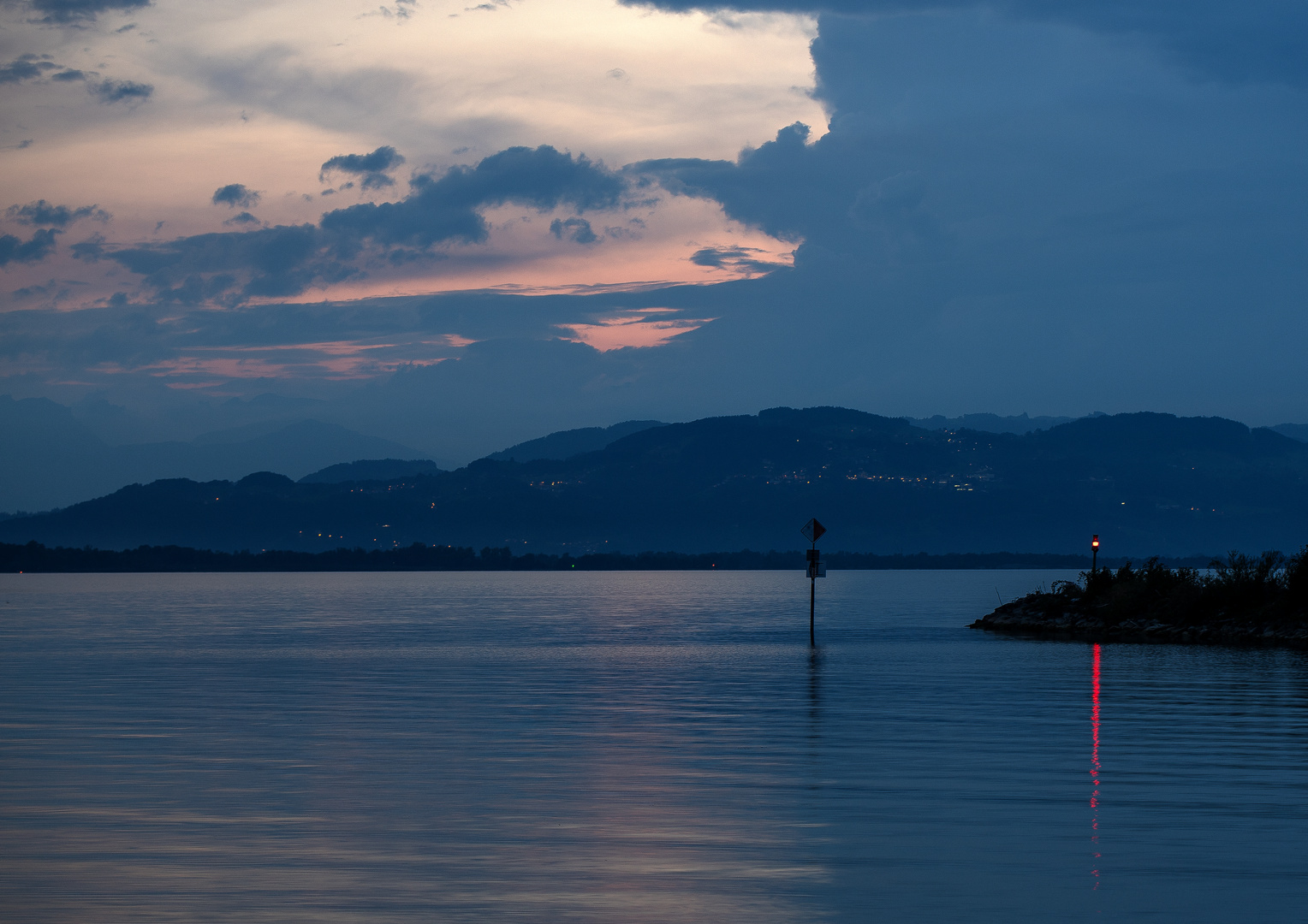 Abend am Bodensee