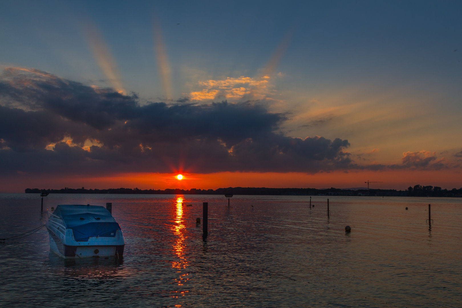 Abend am Bodensee