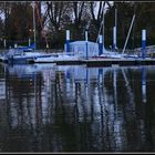 Abend am Bootshafen (II)