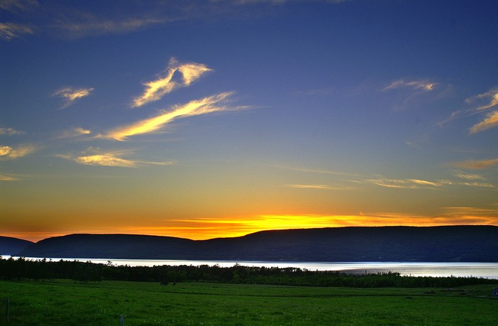 Abend am Bras d´Or Lake