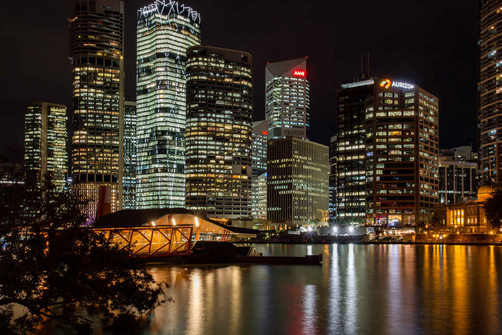 abend am Brisbane River