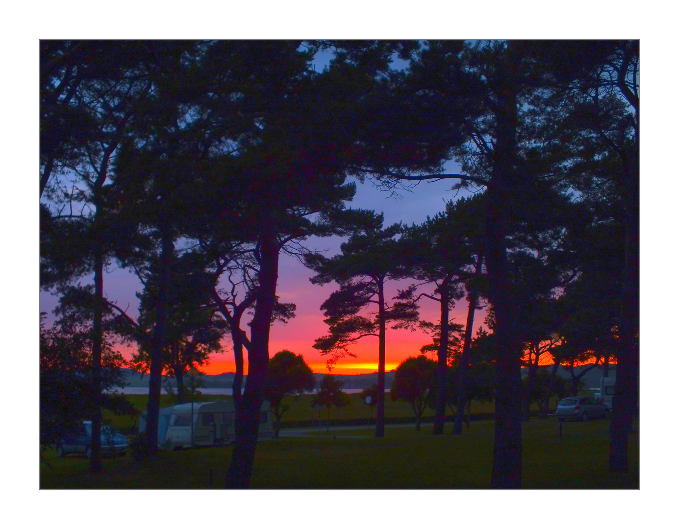 Abend am Campingplatz Thiessow / Rügen