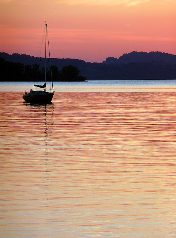 Abend am Chiemsee